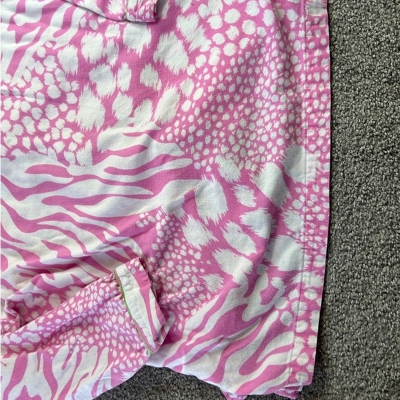 Pink Patterned Women's Pajama Set - Picture 7 of 7